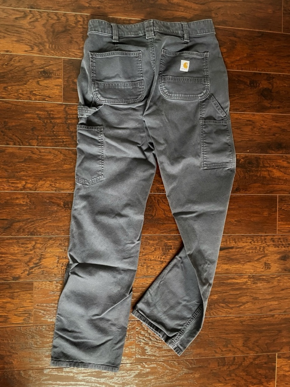 Carhartt Women's Rugged Flex Loose Fit Canvas Work Pant - Grey, Size 2 Regular